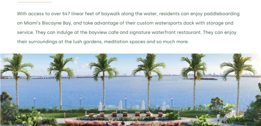 Aria Reserve Miami 1 Bedroom 1059 SqFt Apartment