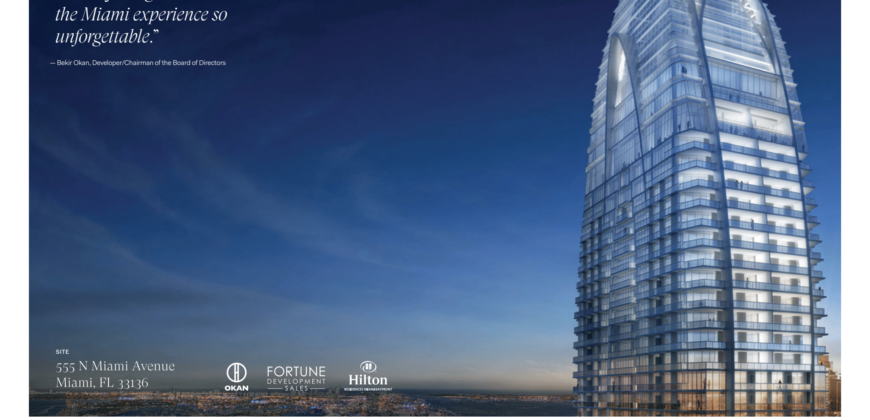 Okan Tower 2 Bedrooms 1087 Sq.Ft. Apartment