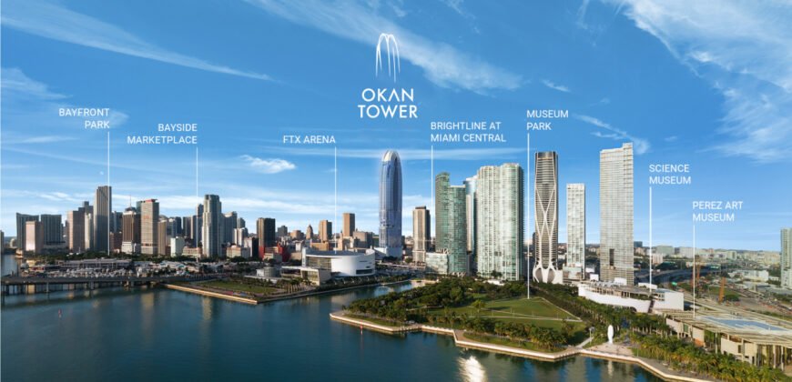 Okan Tower 2 Bedrooms 1087 Sq.Ft. Apartment