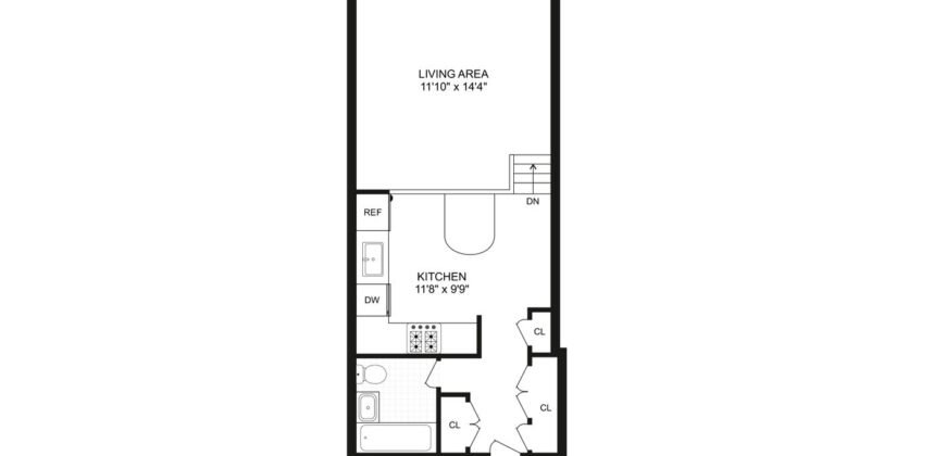 211 Thompson Street, Unit 5L, Greenwich Village, Manhattan, NY 10012