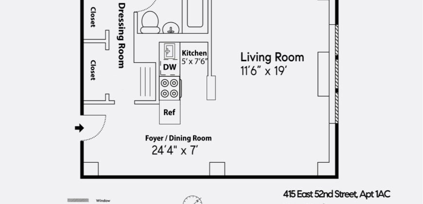 415 East 52nd Street, Unit 1AC, Manhattan, NY